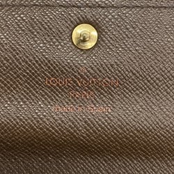 Louis Vuitton Long Wallet Damier Pochette Porto Monnaie Credit N61724 Ebene Ladies