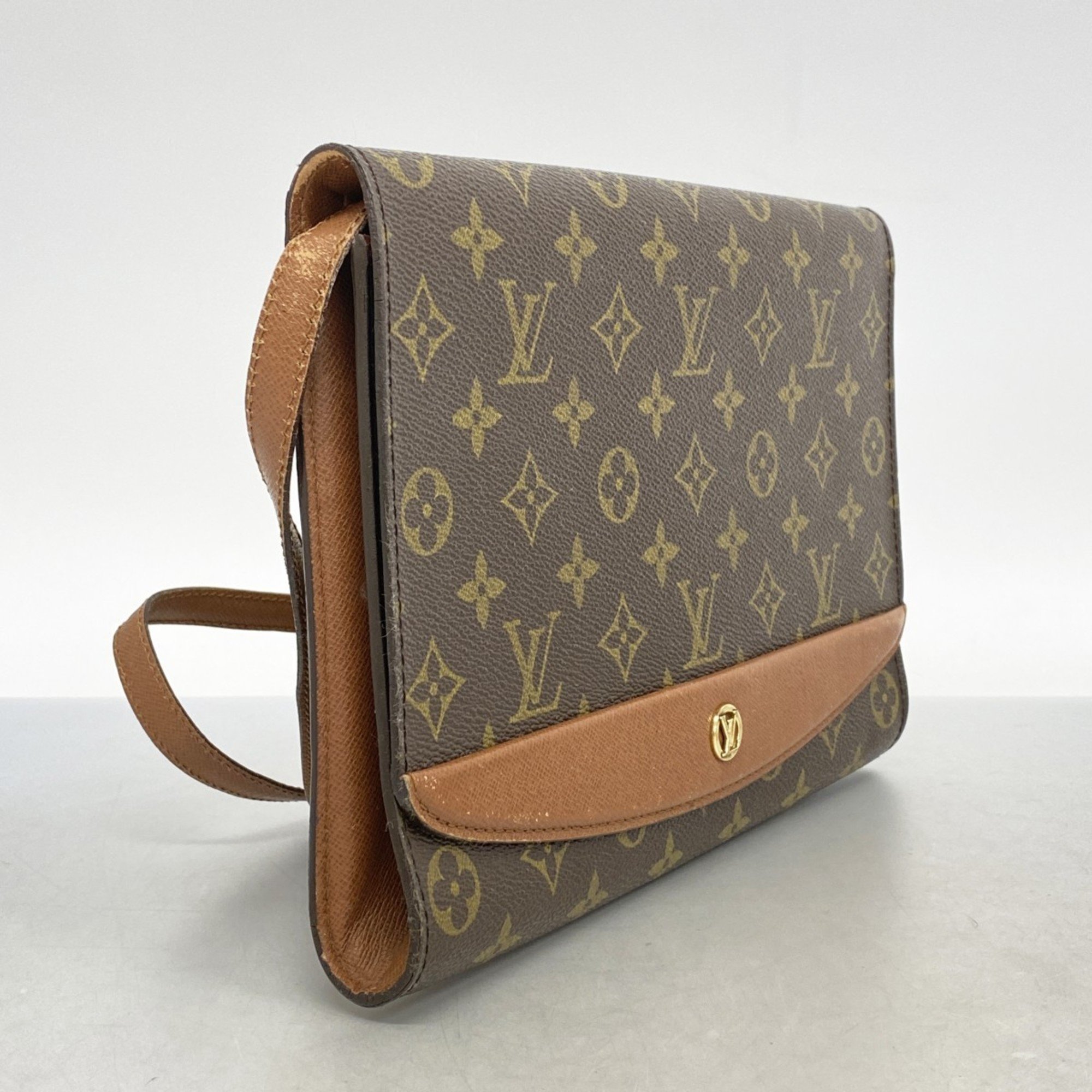 Louis Vuitton Shoulder Bag Monogram Bordeaux M51797 Brown Women's