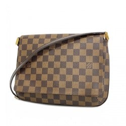 Louis Vuitton Shoulder Bag Damier Musette Tango Short Strap N51255 Ebene Ladies