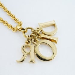 Christian Dior Necklace GP Plated Gold Ladies