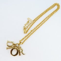 Christian Dior Necklace GP Plated Gold Ladies