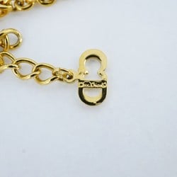 Christian Dior Necklace GP Plated Gold Ladies