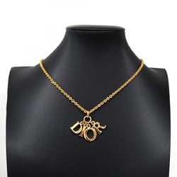 Christian Dior Necklace GP Plated Gold Ladies