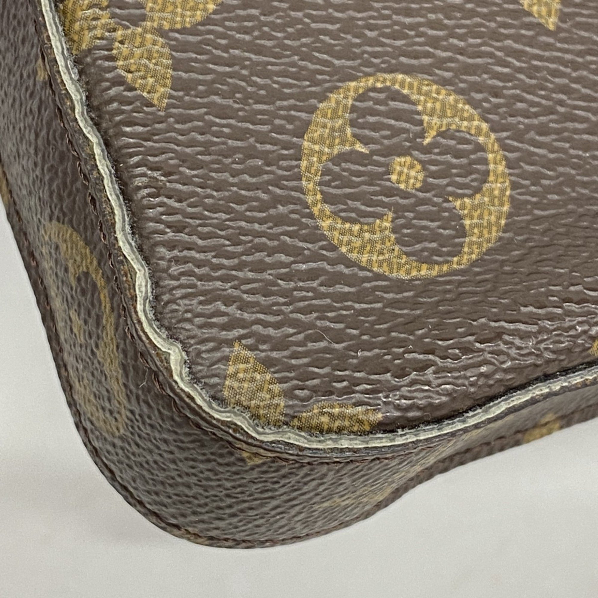 Louis Vuitton Shoulder Wallet Monogram Pochette Felicie M81896 Brown Ladies