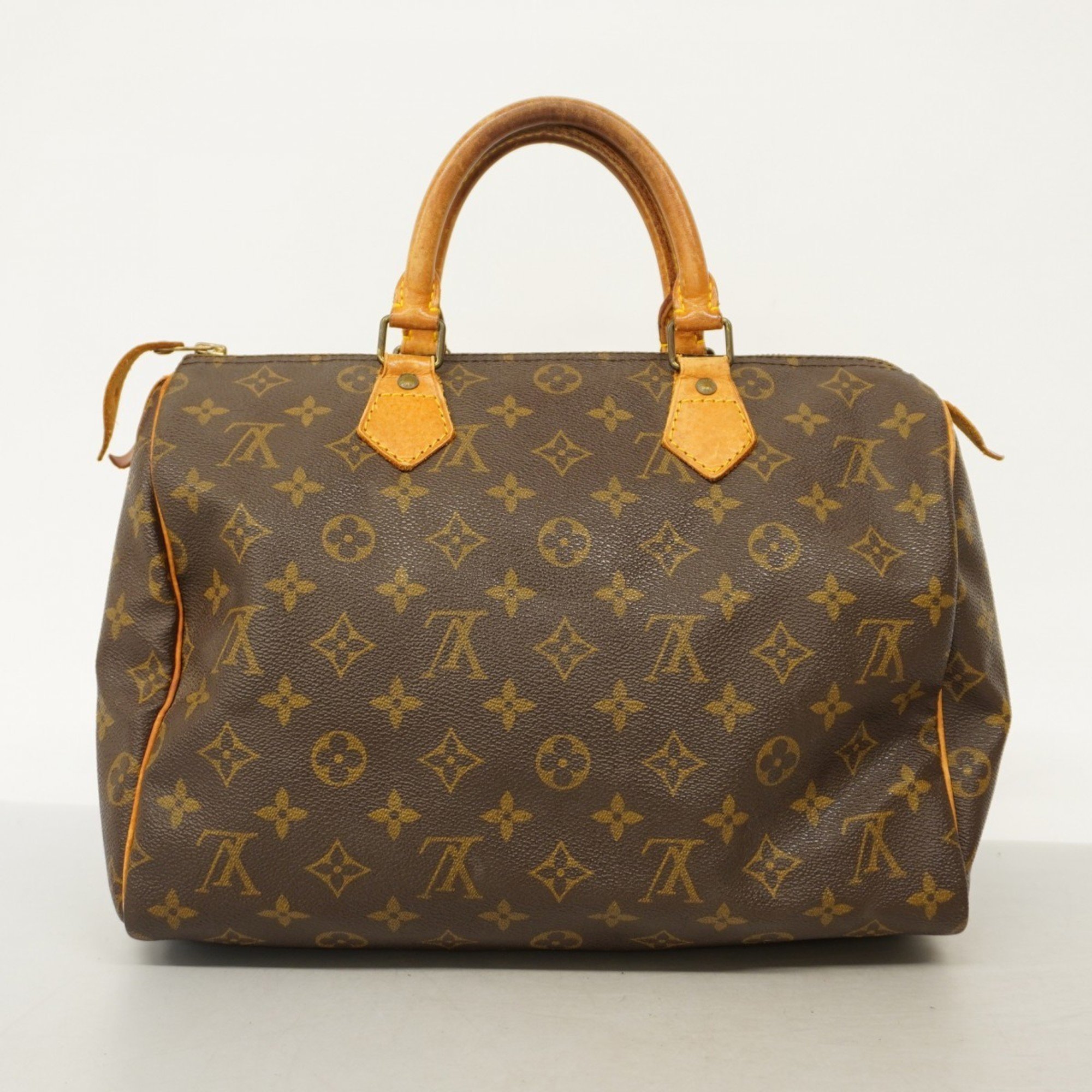 Louis Vuitton Handbag Monogram Speedy 30 M41108 Brown Ladies