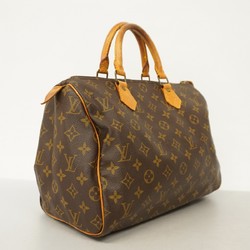 Louis Vuitton Handbag Monogram Speedy 30 M41108 Brown Ladies