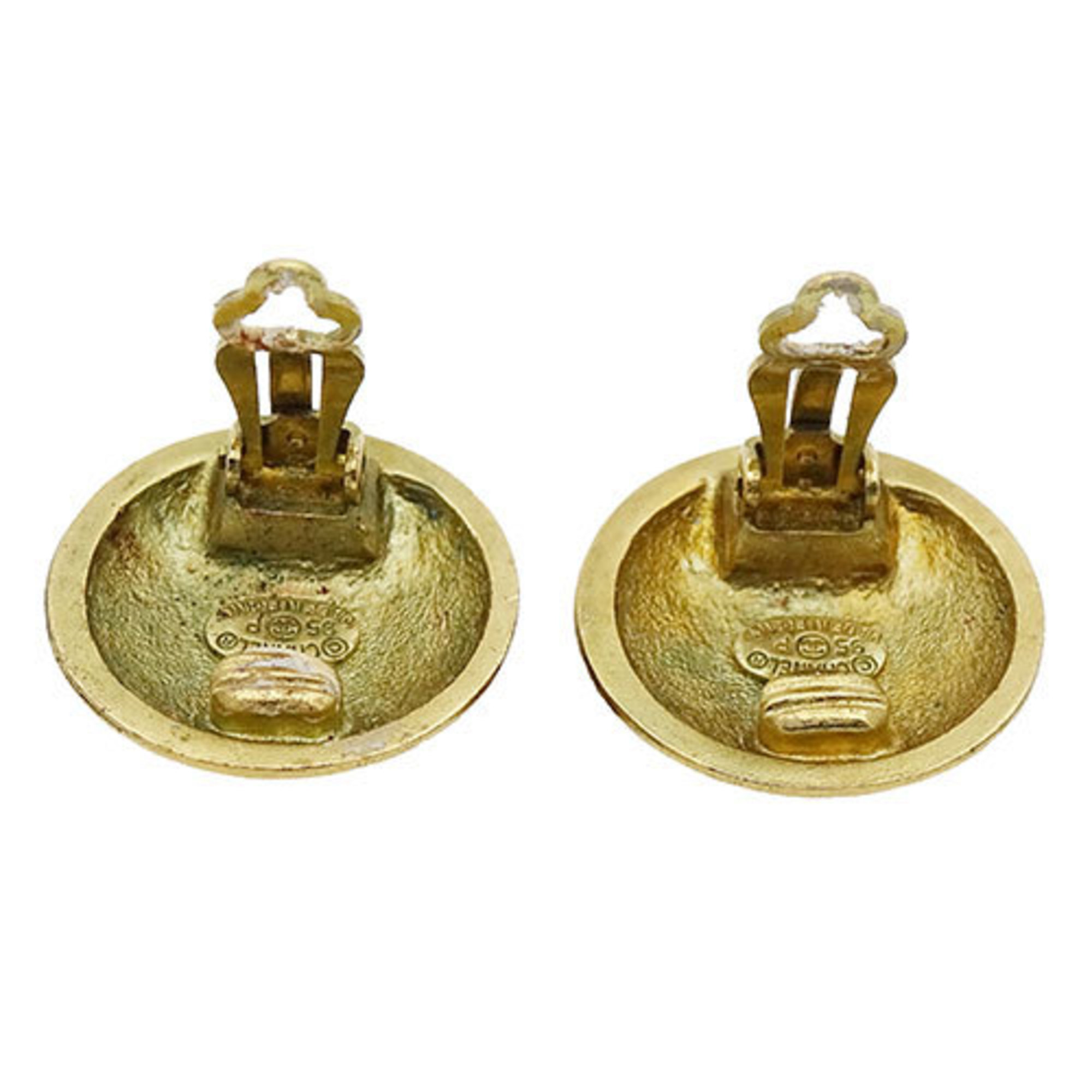 CHANEL Earrings for Women Gold Coco Mark