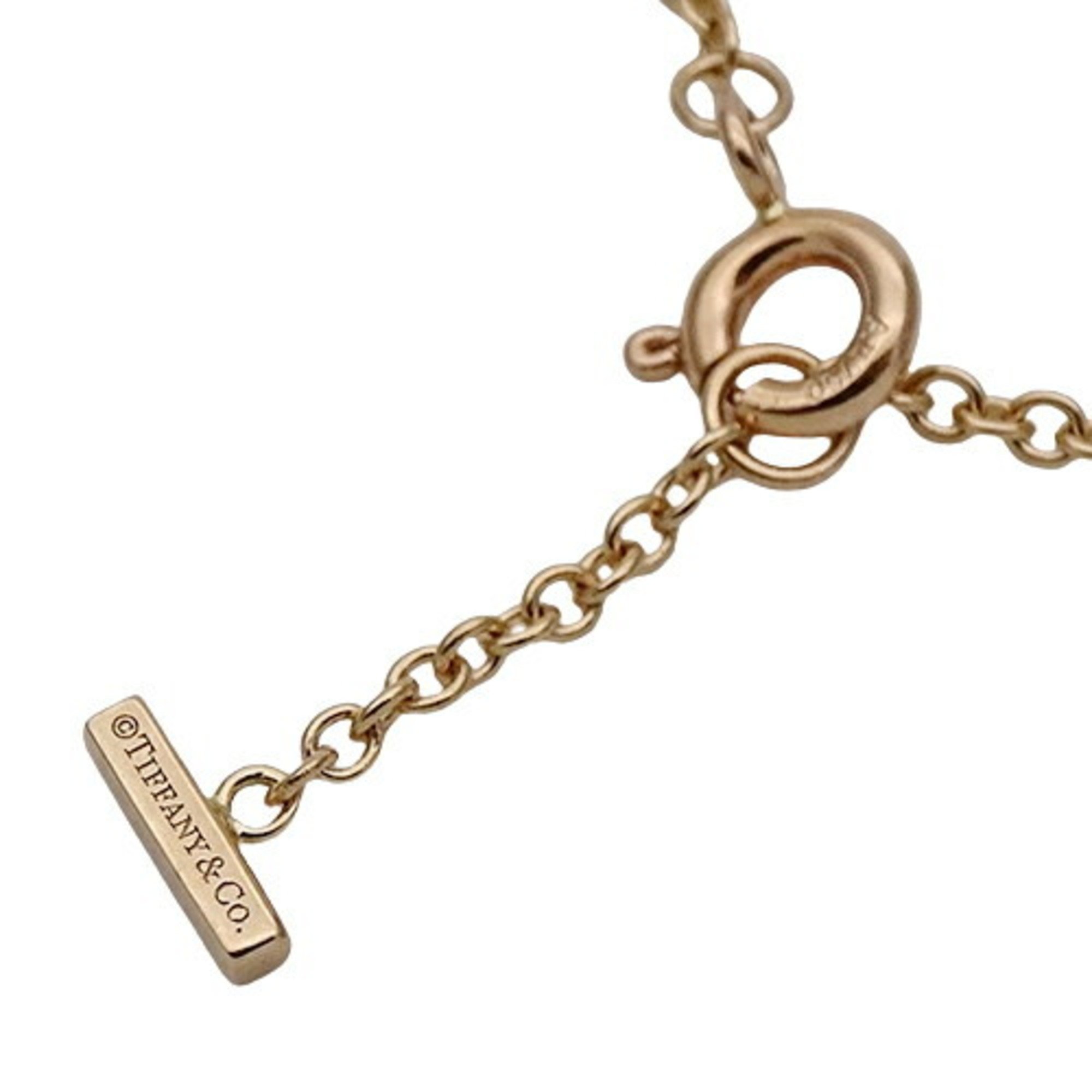 Tiffany & Co. Bracelet for Women, 750PG T Smile, Pink Gold, Polished