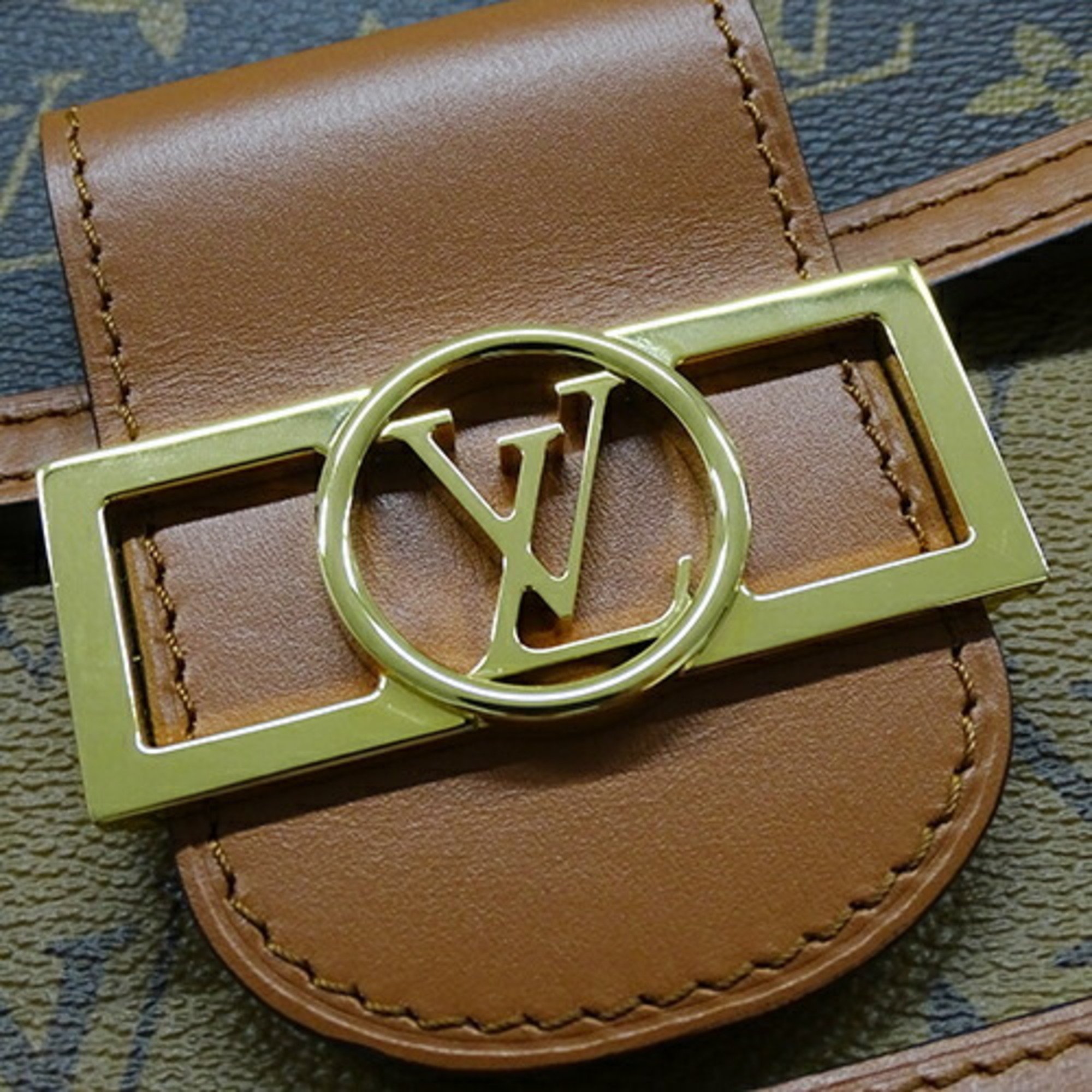 Louis Vuitton LOUIS VUITTON Bag Monogram Reverse Ladies Shoulder Dauphine MINI M45959 IC Chip