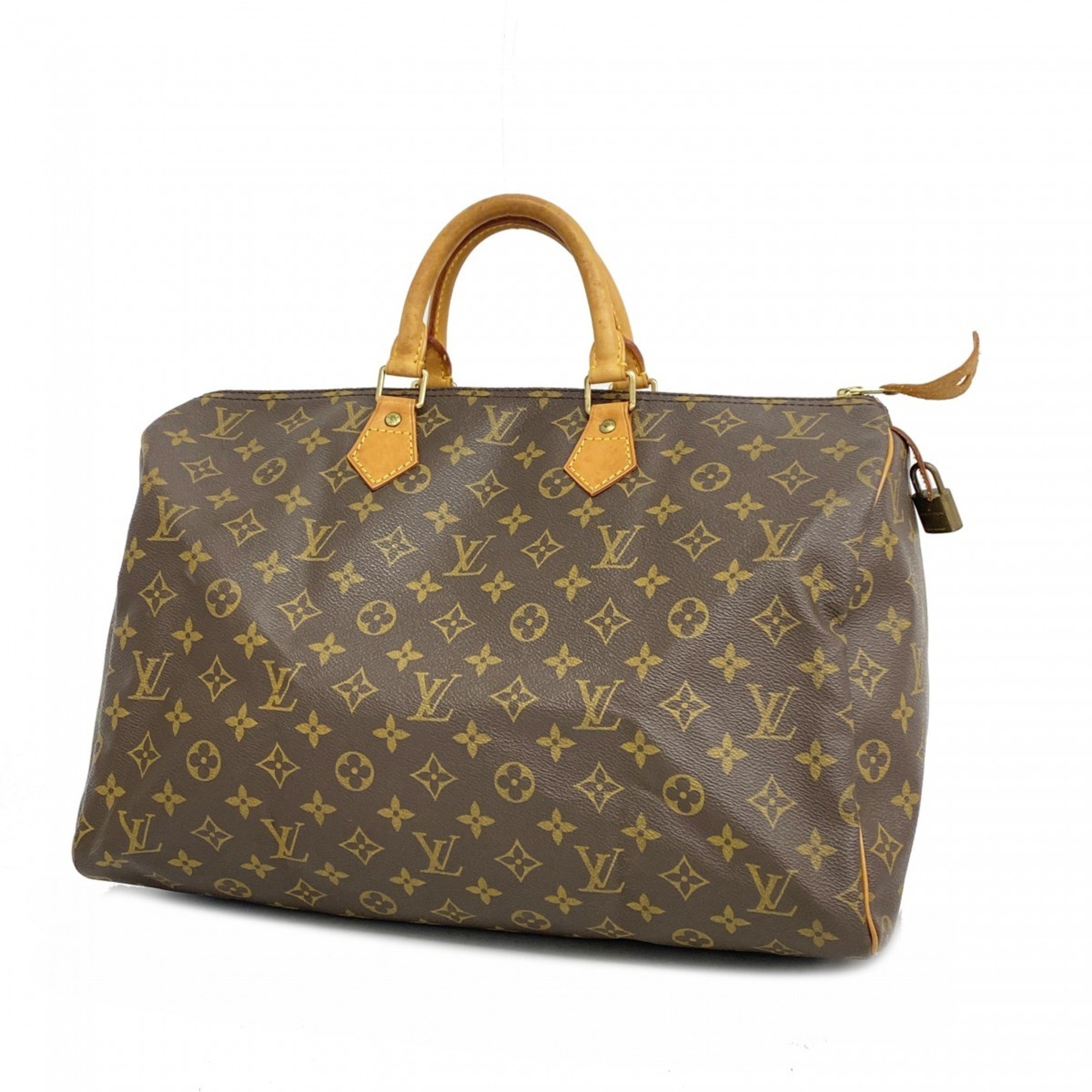 Louis Vuitton Handbag Monogram Speedy 40 M41106 Brown Ladies