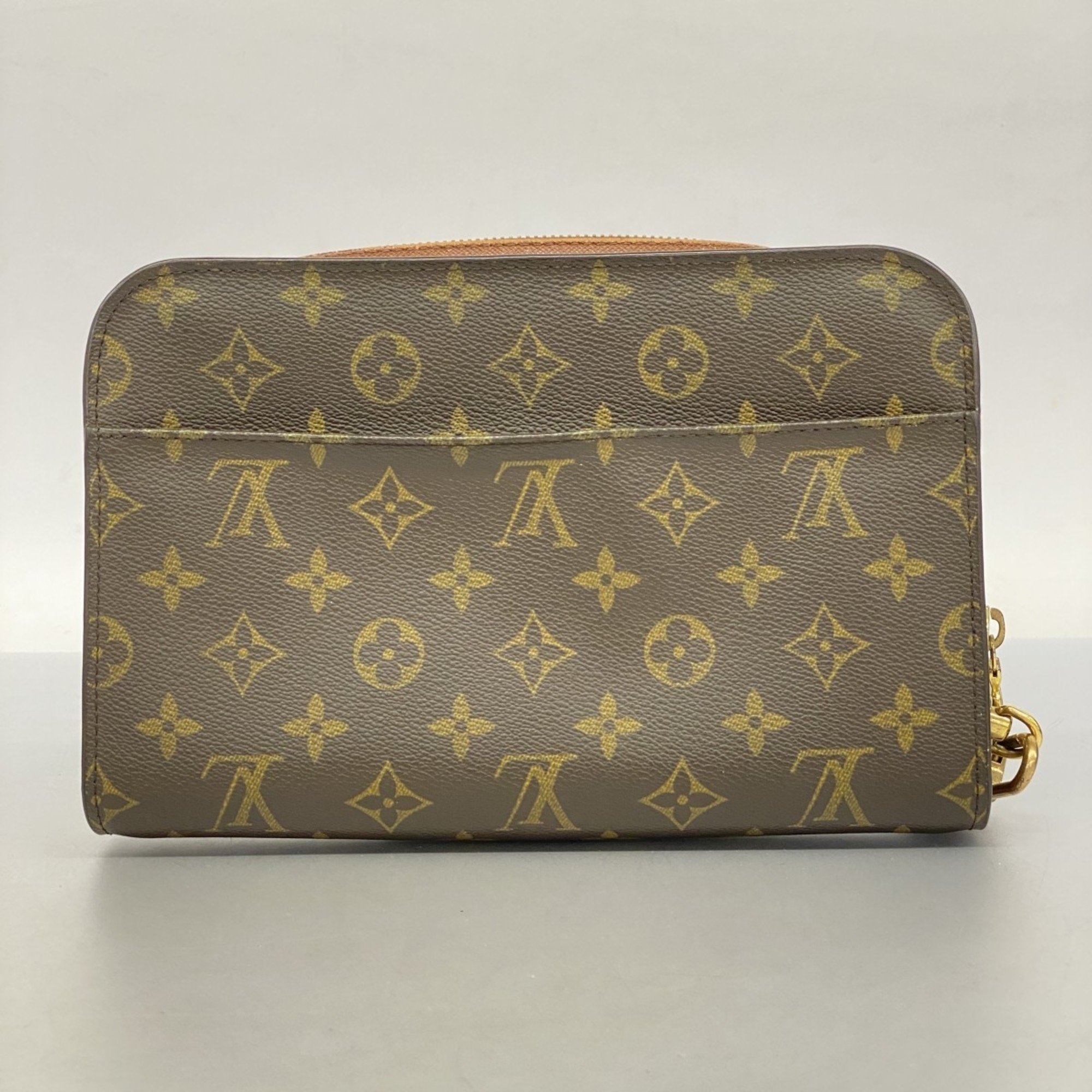 Louis Vuitton Clutch Bag Monogram Orsay M51790 Brown Men's