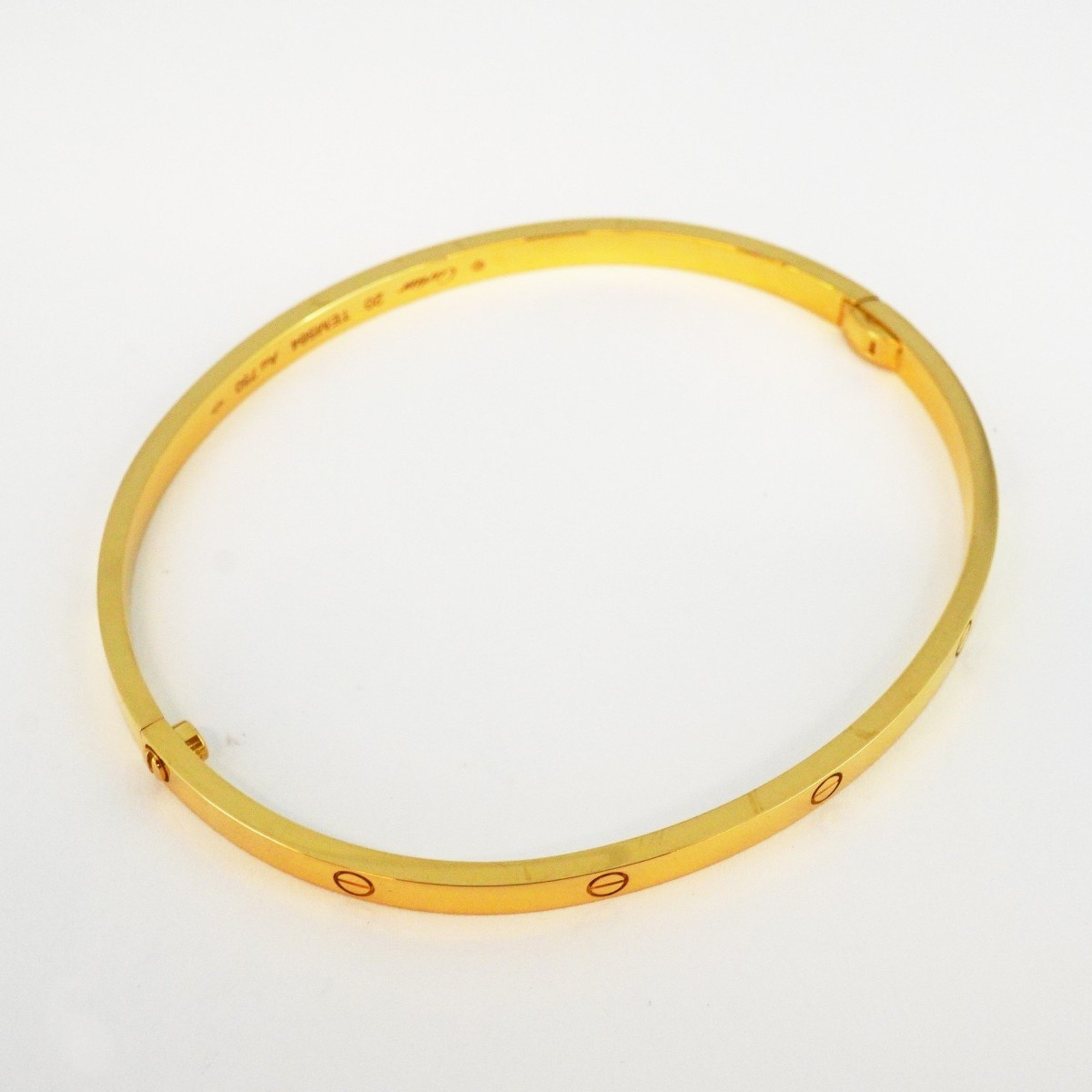 Cartier Bangle Love Bracelet K18YG Yellow Gold Men's