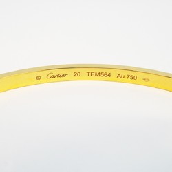 Cartier Bangle Love Bracelet K18YG Yellow Gold Men's