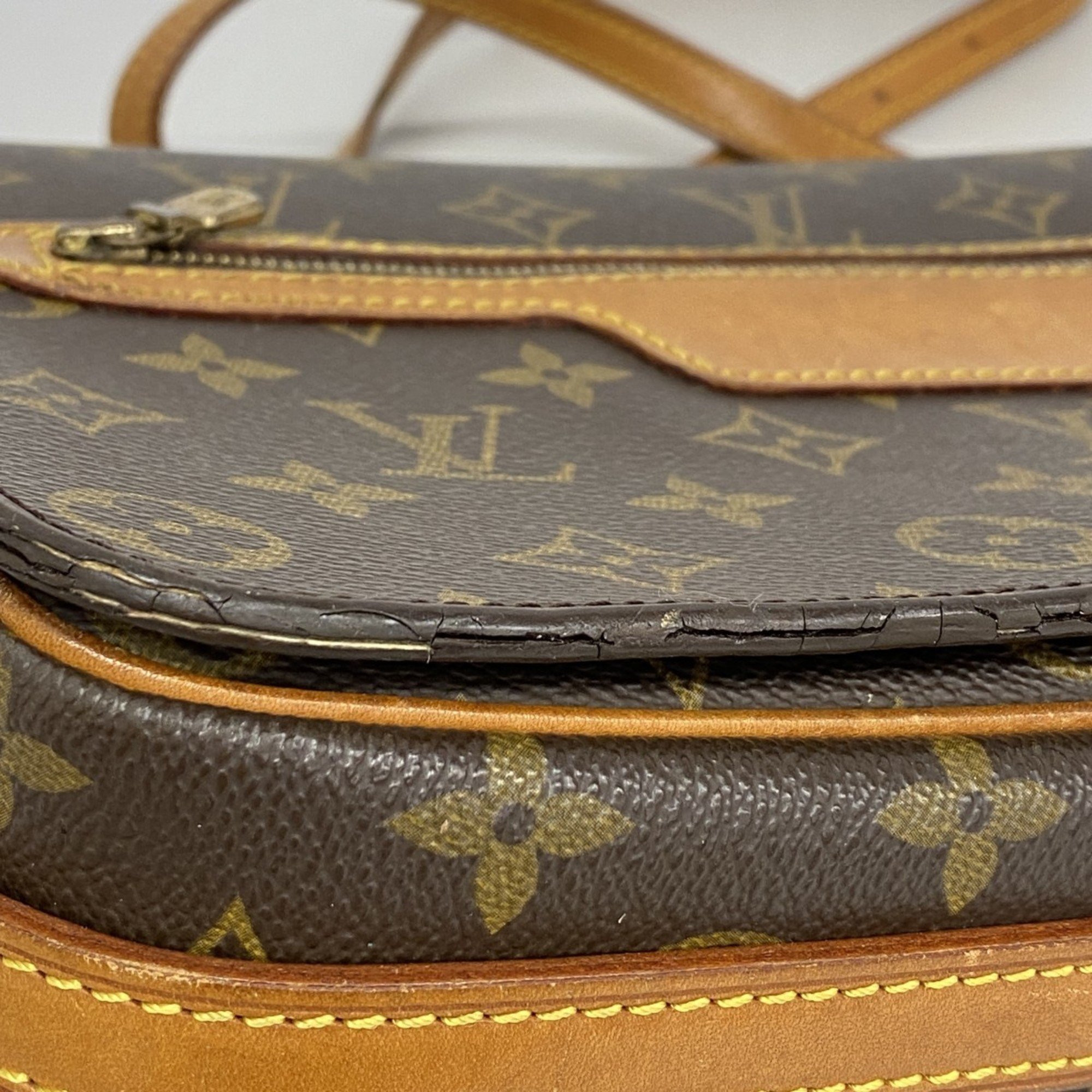 Louis Vuitton Shoulder Bag Monogram Saint Germain 28 M51207 Brown Women's