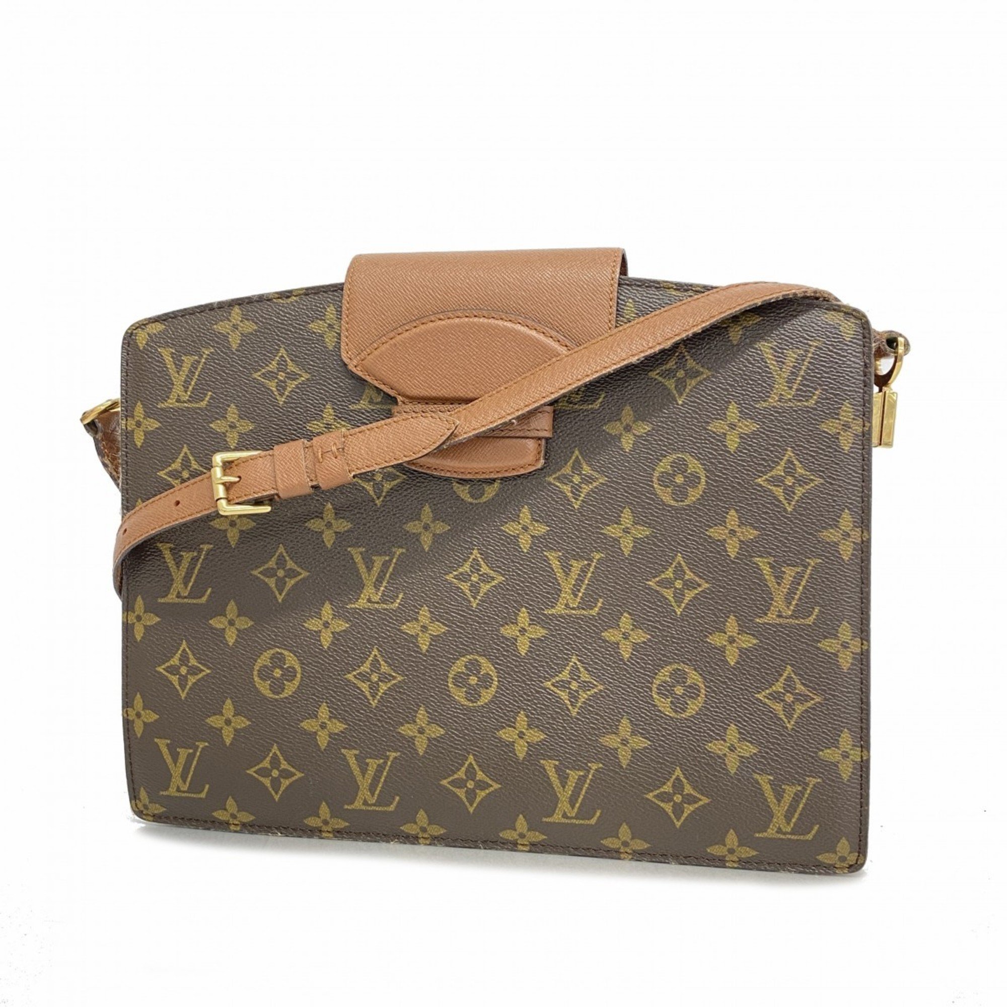 Louis Vuitton Shoulder Bag Monogram Curcel M51375 Brown Ladies