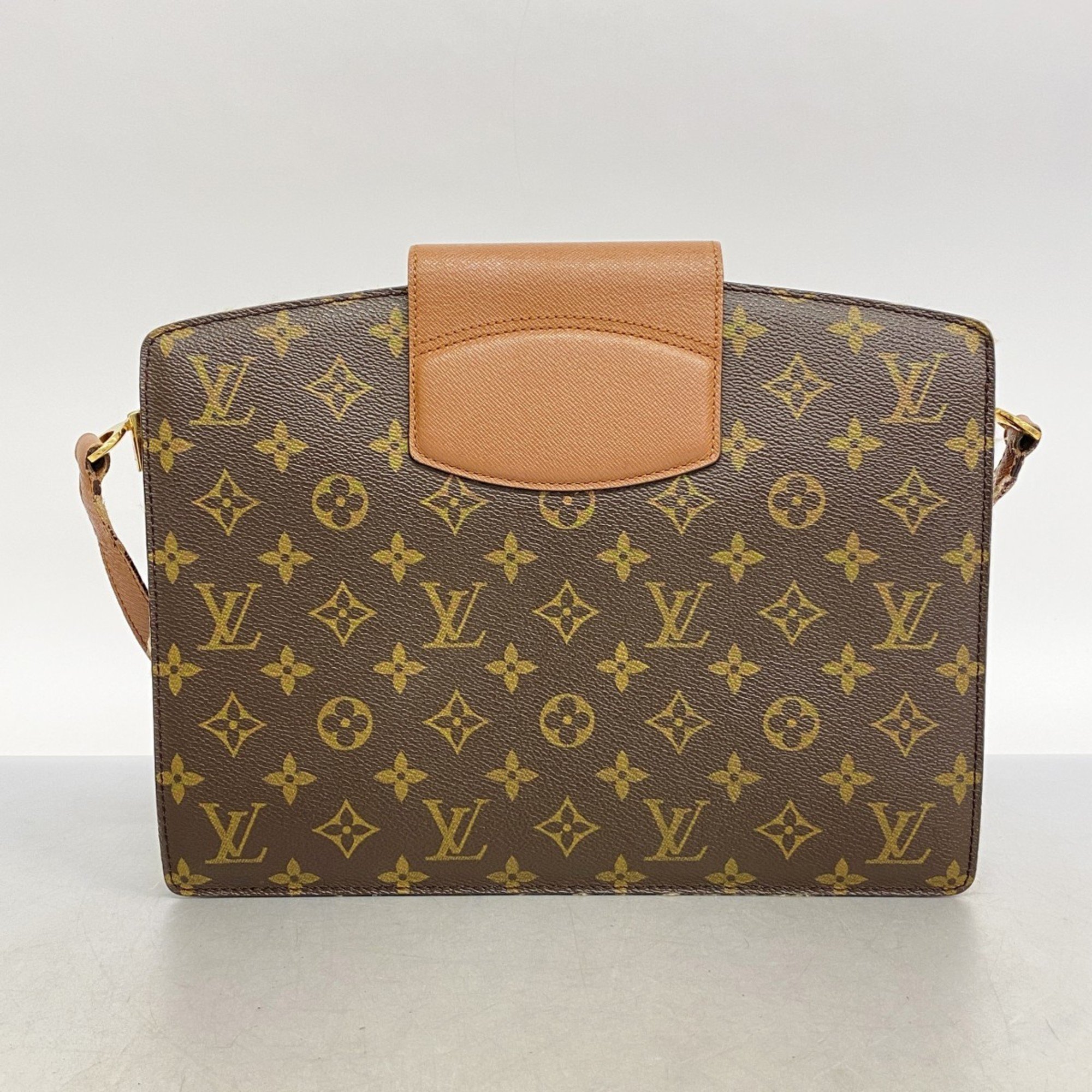 Louis Vuitton Shoulder Bag Monogram Curcel M51375 Brown Ladies