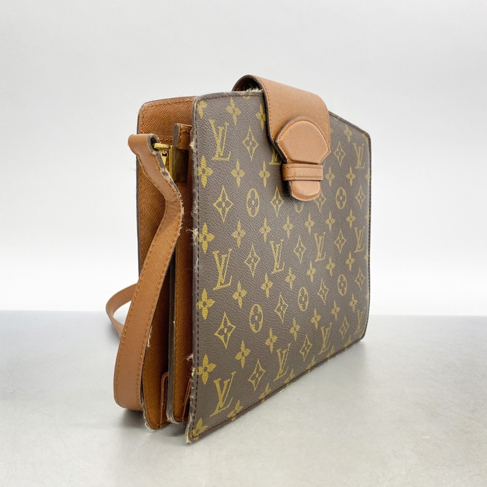 Louis Vuitton Shoulder Bag Monogram Curcel M51375 Brown Ladies