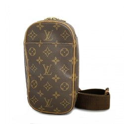 Louis Vuitton Body Bag Monogram Pochette Ganjou M51870 Brown Men's Women's