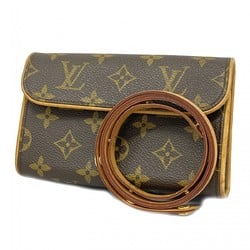 Louis Vuitton Pochette Monogram Florentine M51855 Brown Ladies