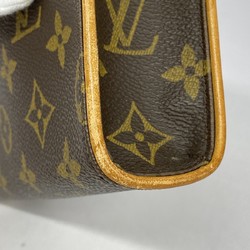 Louis Vuitton Pochette Monogram Florentine M51855 Brown Ladies