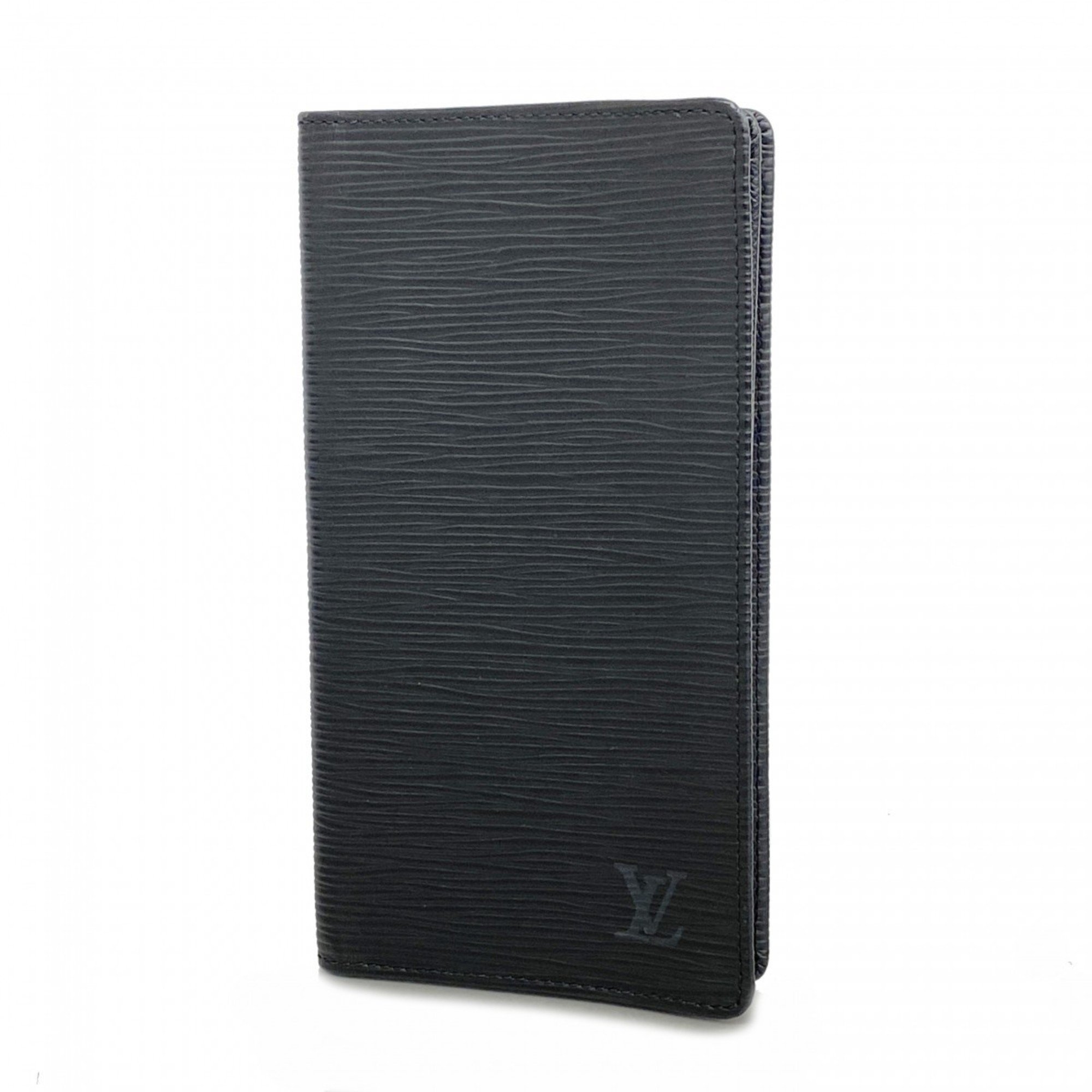 Louis Vuitton Long Wallet Epi Porte Carte Credit M63212 Noir Men's Women's