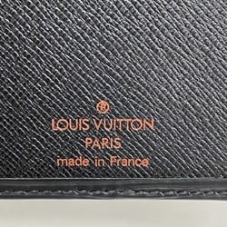 Louis Vuitton Long Wallet Epi Porte Carte Credit M63212 Noir Men's Women's