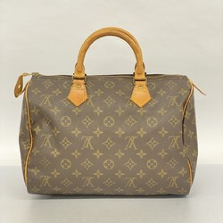 Louis Vuitton Handbag Monogram Speedy 30 M41108 Brown Ladies