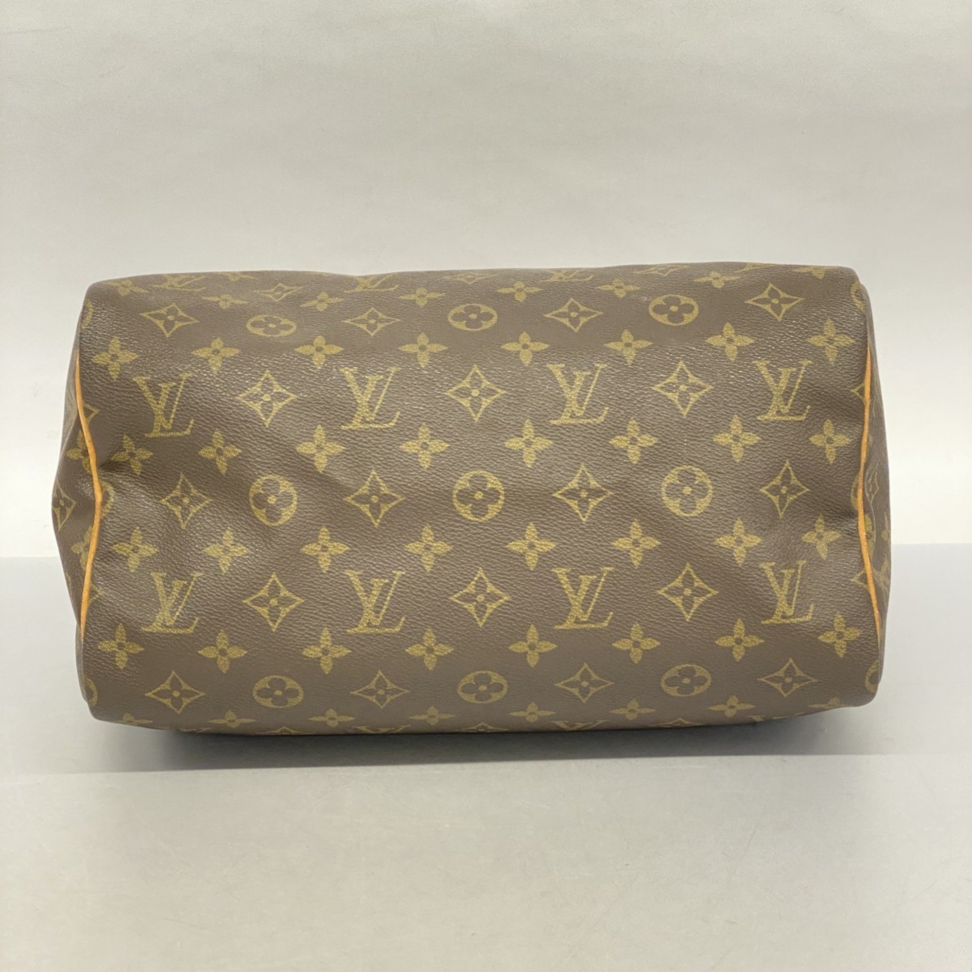 Louis Vuitton Handbag Monogram Speedy 30 M41108 Brown Ladies