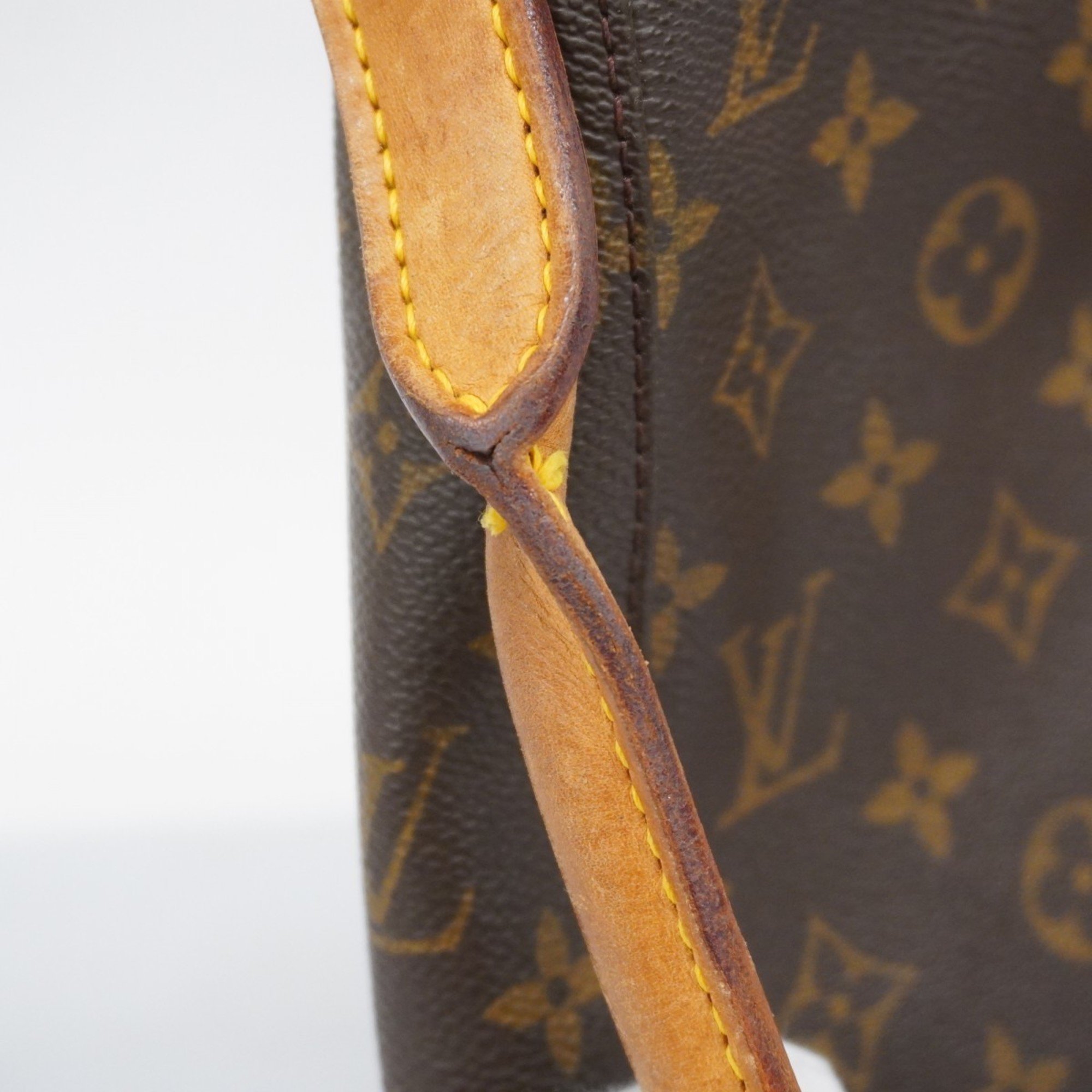 Louis Vuitton Shoulder Bag Monogram Looping GM M51145 Brown Ladies