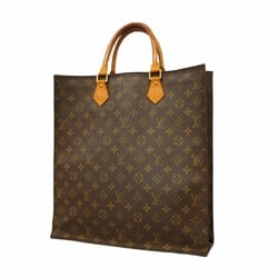 Louis Vuitton Tote Bag Monogram Sac Plat M51140 Brown Women's