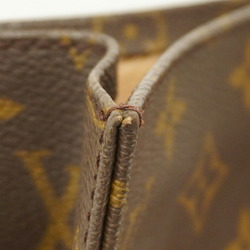 Louis Vuitton Tote Bag Monogram Sac Plat M51140 Brown Women's