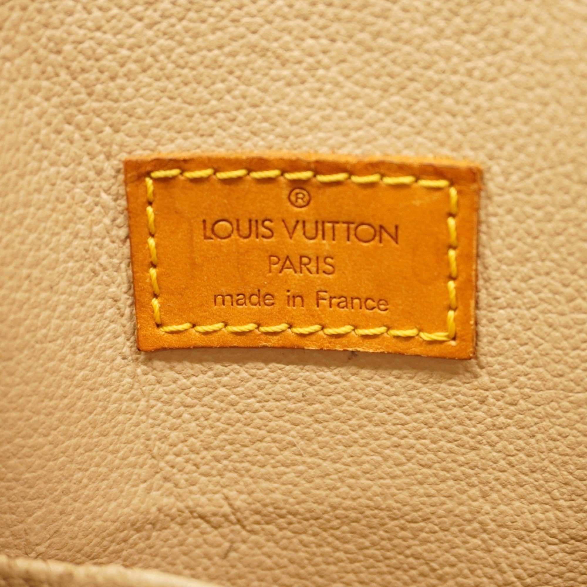 Louis Vuitton Tote Bag Monogram Sac Plat M51140 Brown Women's