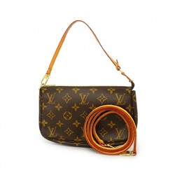 Louis Vuitton Pouch Monogram Pochette Accessoires M51980 Brown Women's