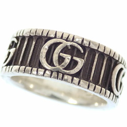 Gucci Double G Ring for Women, SV925, Size 12, #13, 7.7g, Silver, 551899