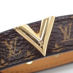 Louis Vuitton Essential V Bracelet for Women Monogram Canvas Size 17 M6042F