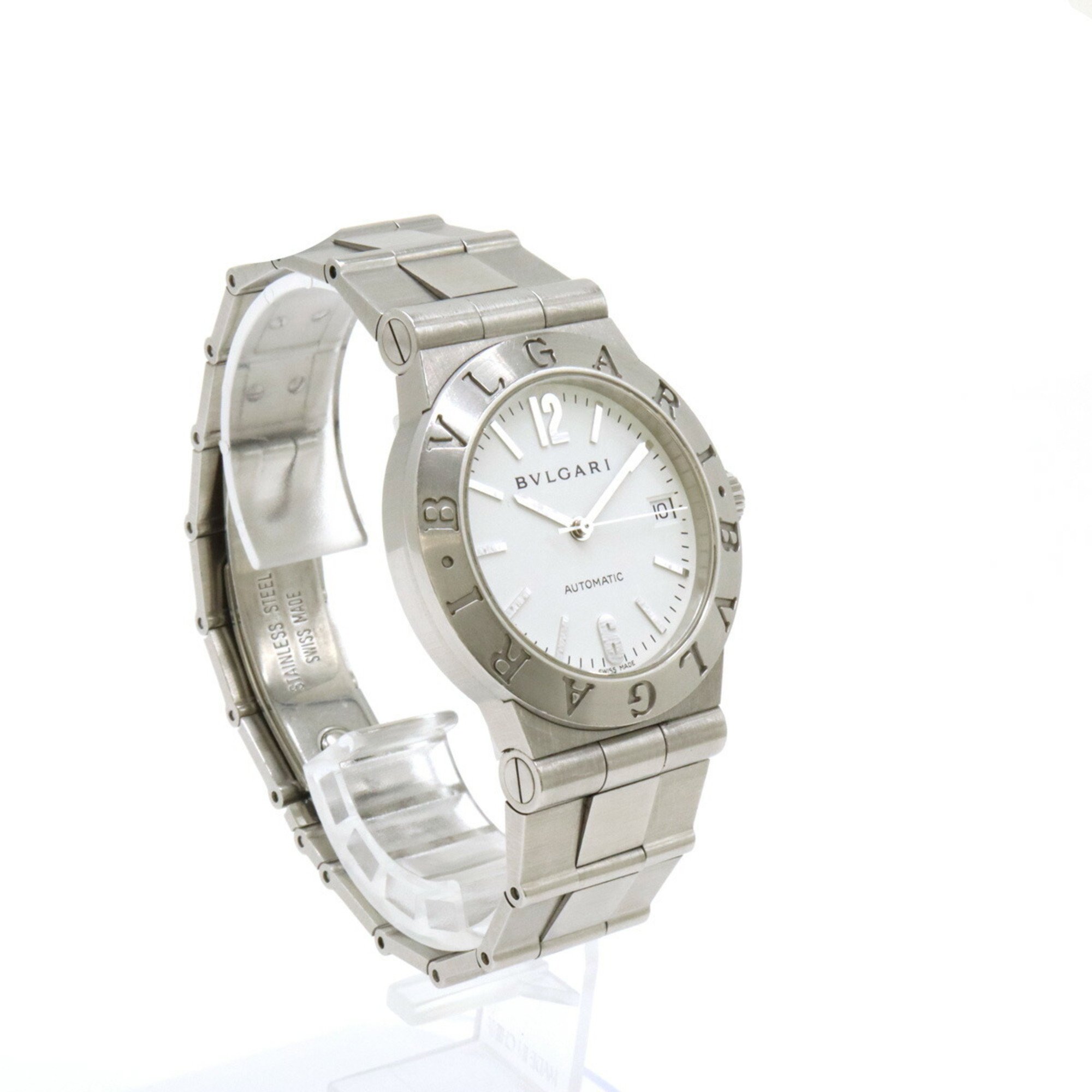 BVLGARI Diagono Sport Date SS White Dial Men's AT Automatic Watch LCV35S