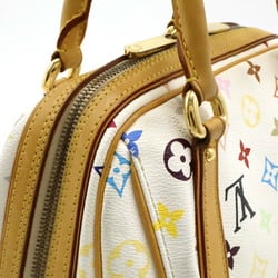 LOUIS VUITTON Louis Vuitton Monogram Multicolor Priscilla Handbag Bag Blanc White M40096