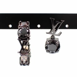 Louis Vuitton Zircon Earrings for Men, Metal M01405