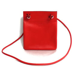 HERMES Sac Aline Shoulder Bag Red Women's Y Stamp