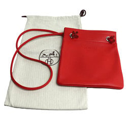 HERMES Sac Aline Shoulder Bag Red Women's Y Stamp