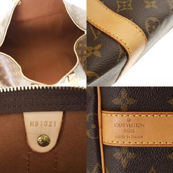 LOUIS VUITTON Louis Vuitton Monogram Keepall Bandouliere 55 Brown M41414 Unisex Canvas Boston Bag