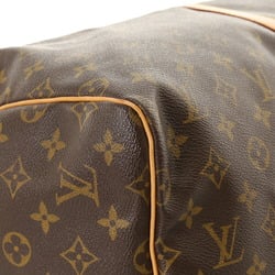 LOUIS VUITTON Louis Vuitton Monogram Keepall Bandouliere 55 Brown M41414 Unisex Canvas Boston Bag