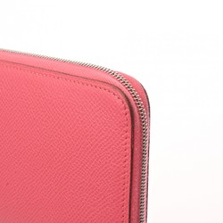 HERMES Azap Long Silk In Rose Azalee C Stamp (around 2018) Women's Epsom Leather Wallet