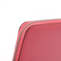 HERMES Azap Long Silk In Rose Azalee C Stamp (around 2018) Women's Epsom Leather Wallet