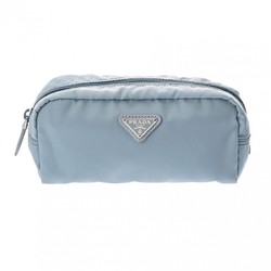 PRADA Prada Light Blue 1NA350 Women's Nylon Pouch