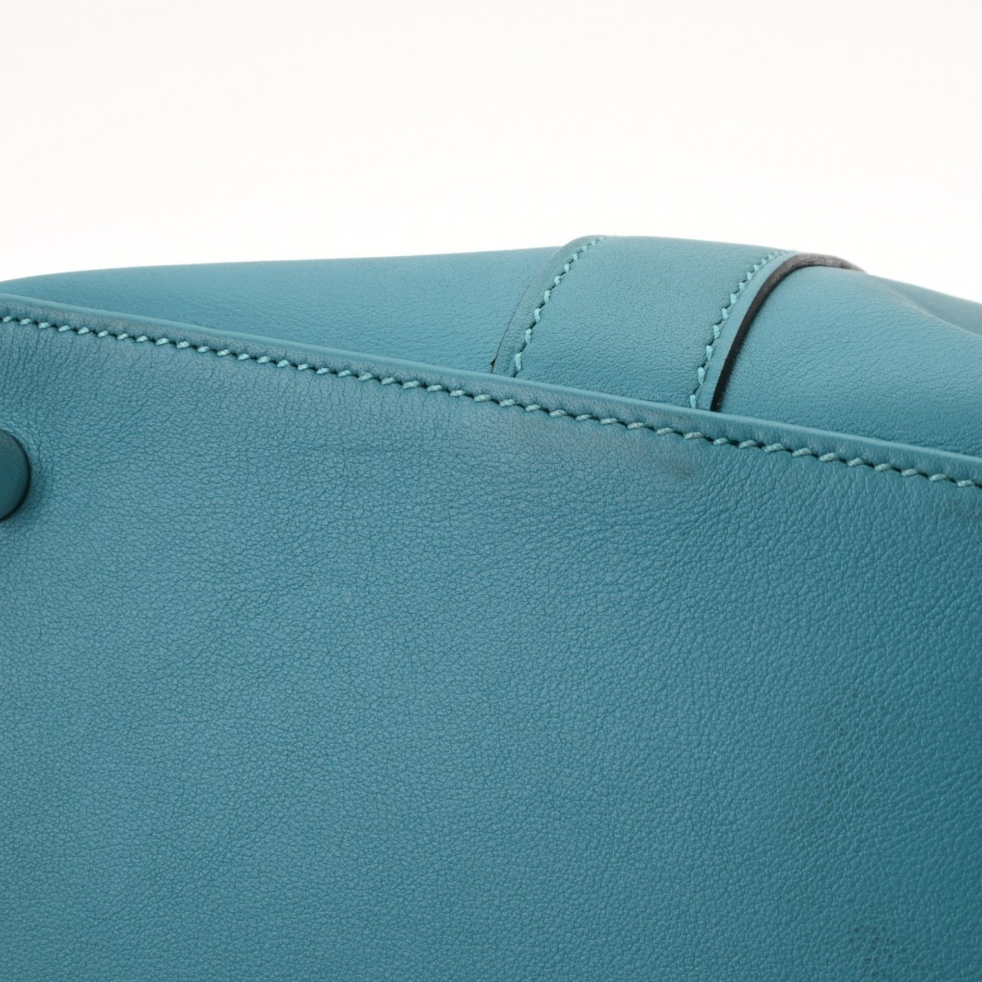 HERMES Hermes Toolbox 26 Turquoise □R stamp (around 2014) Women's Swift Handbag