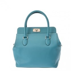 HERMES Hermes Toolbox 26 Turquoise □R stamp (around 2014) Women's Swift Handbag