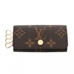 LOUIS VUITTON Louis Vuitton Monogram Multicle 4 4-ring type Brown M69517 Women's Canvas Key Case