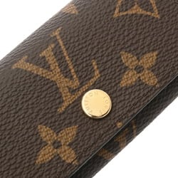 LOUIS VUITTON Louis Vuitton Monogram Multicle 4 4-ring type Brown M69517 Women's Canvas Key Case