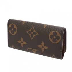 LOUIS VUITTON Louis Vuitton Monogram Multicle 4 4-ring type Brown M69517 Women's Canvas Key Case